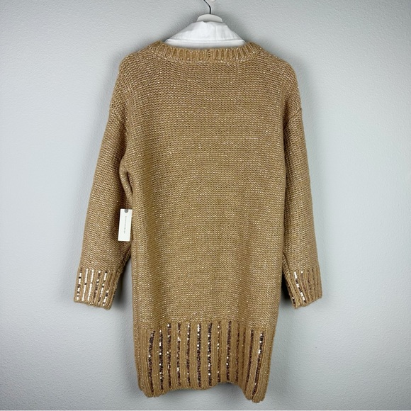 Anthropologie MAEVE Layered Sparkle Cardigan Sweater Dress - Picture 5 of 8